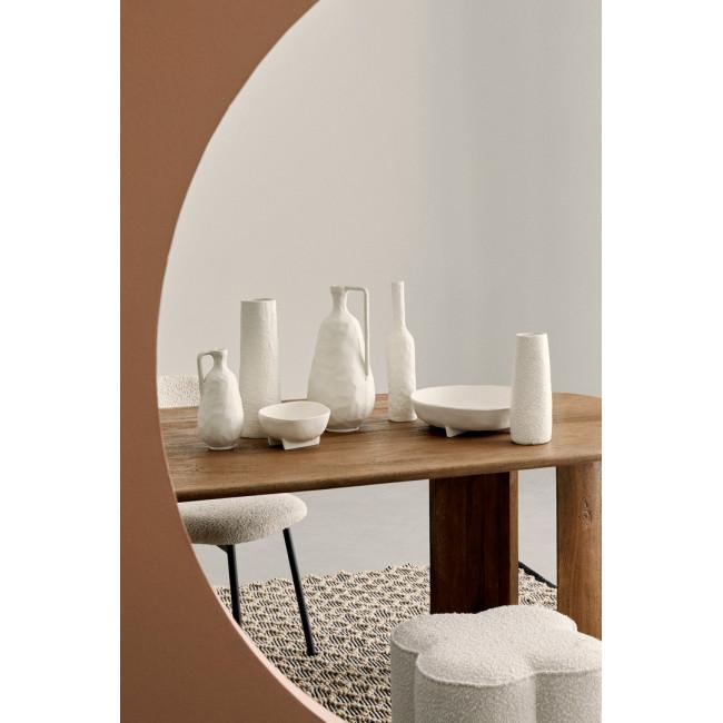 HISAR fehér fém tálalótál