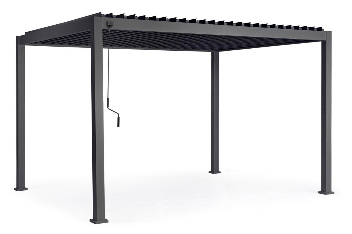 OCEAN antracit pergola 3x4 m - SZÉPSÉGHIBÁS