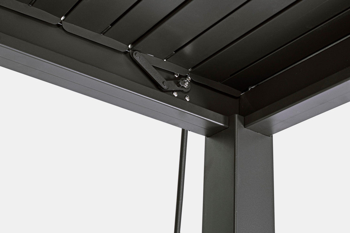 OCEAN antracit pergola 3x4 m - SZÉPSÉGHIBÁS