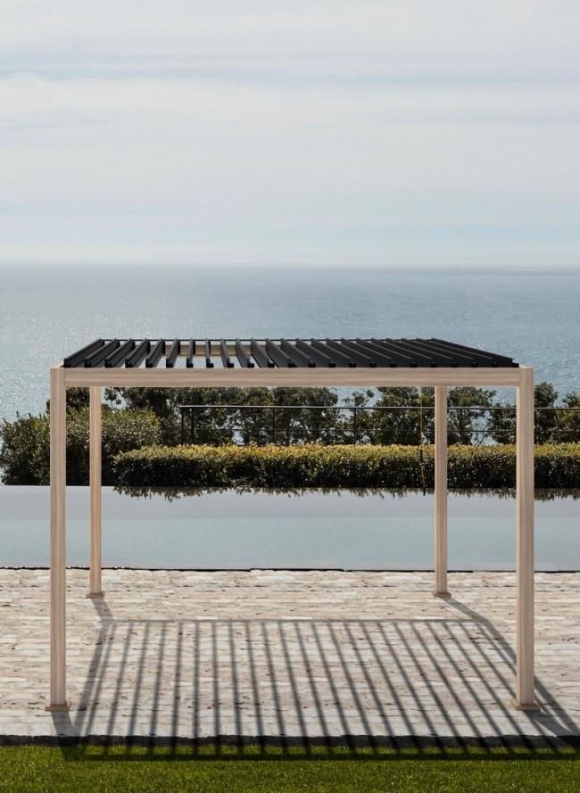 OCEAN sonoma tölgy pergola 3x4 m