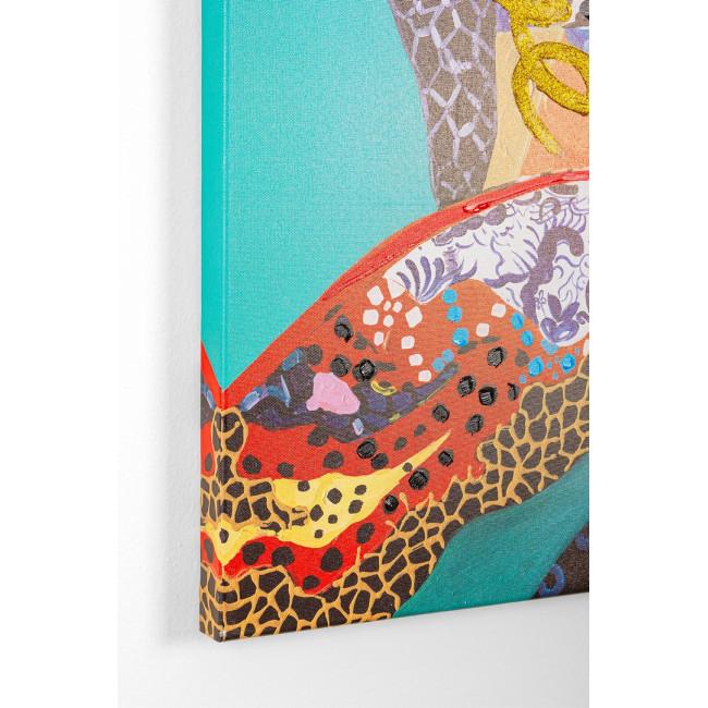 TALENT piros vászon festmény