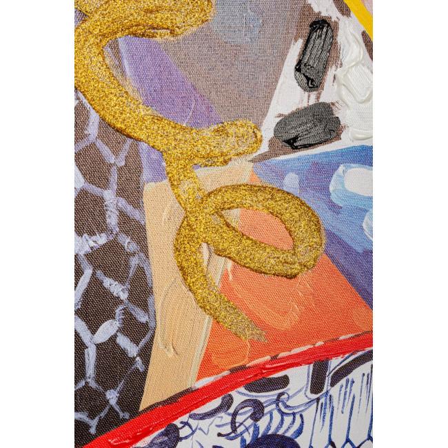 TALENT piros vászon festmény