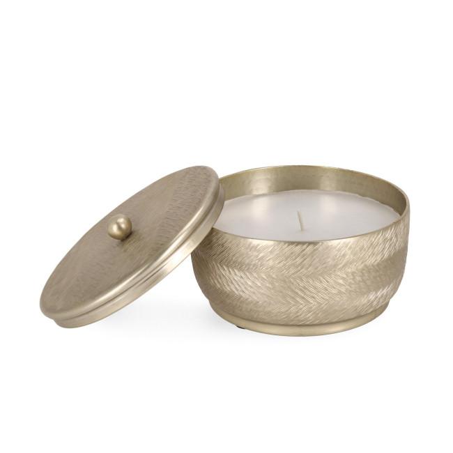 CLAMP taupe fém gyertya