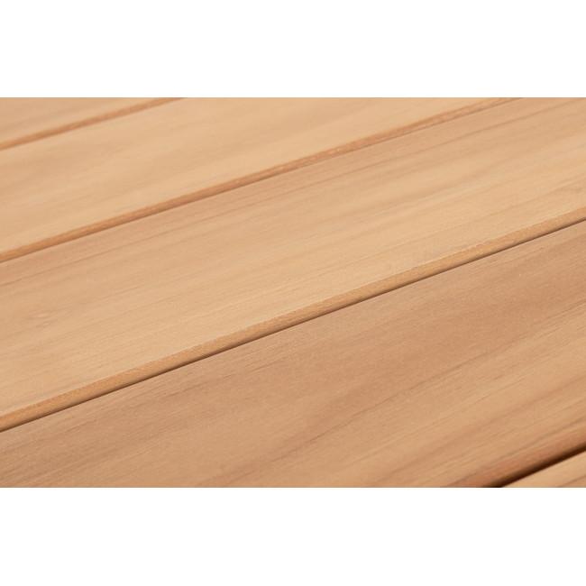 TAMIRES bézs tikfa dohányzóasztal