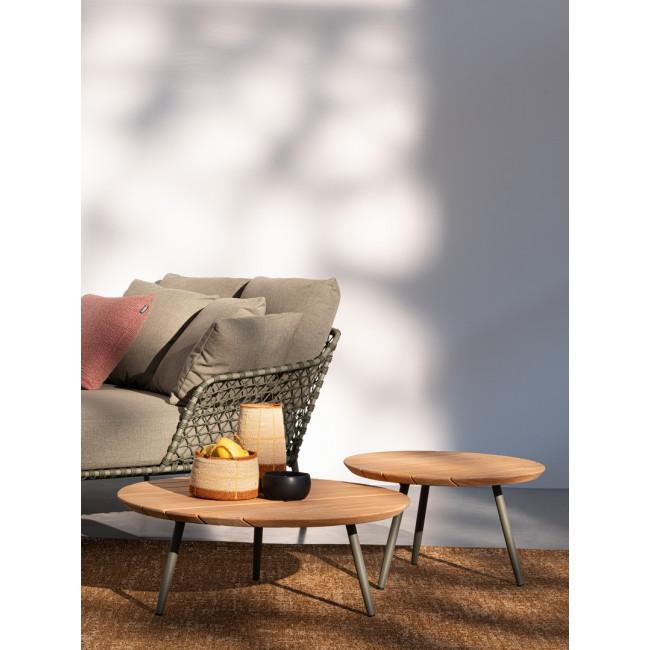 IVISSA bézs tikfa dohányzóasztal