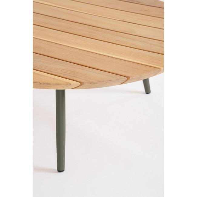 IVISSA bézs tikfa dohányzóasztal