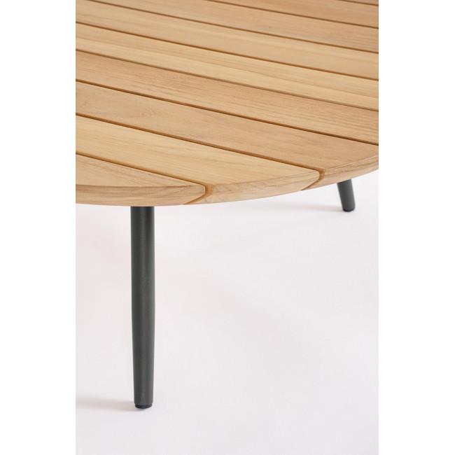 IVISSA bézs tikfa dohányzóasztal