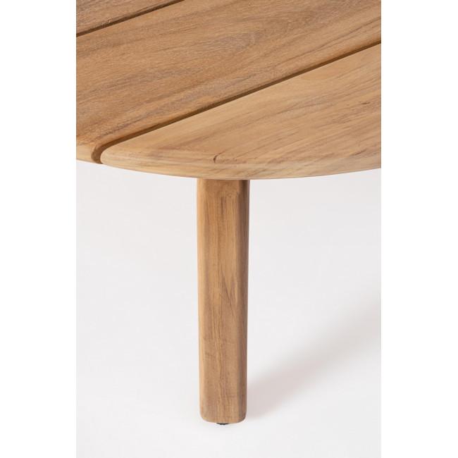 EULARIA bézs tikfa dohányzóasztal