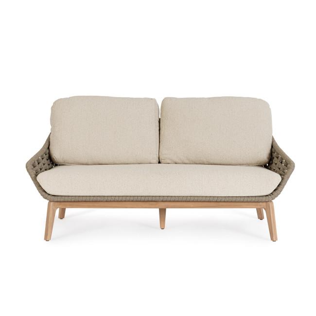 TAMIRES barna alumínium kerti kanapé