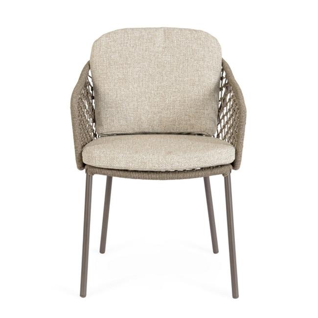 CORBETA bézs acél szék