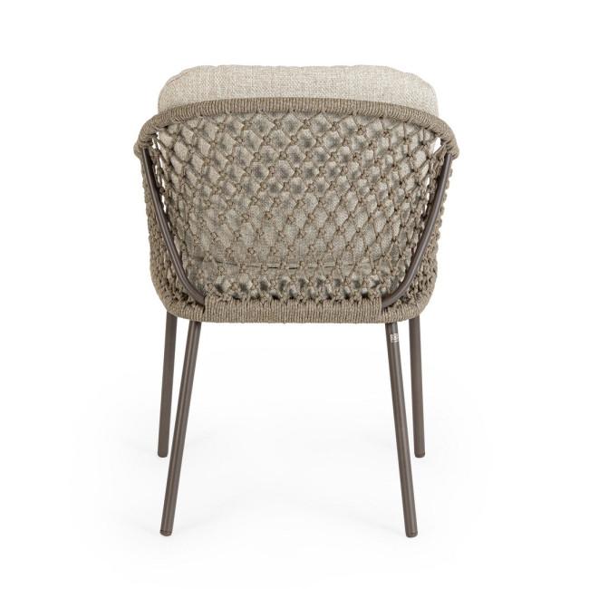 CORBETA bézs acél szék