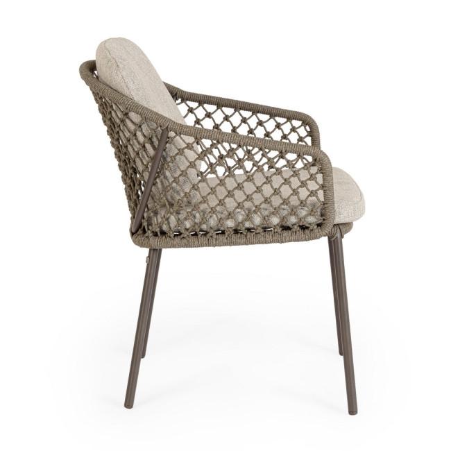 CORBETA bézs acél szék