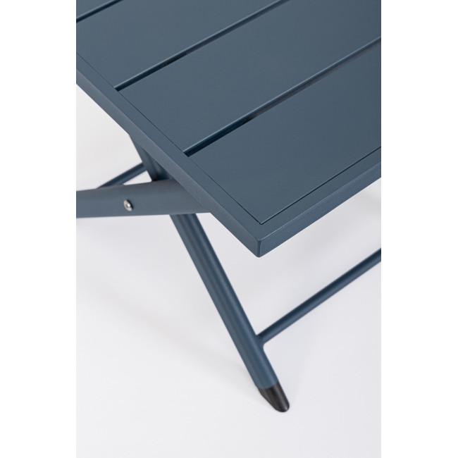 TAYLOR kék alumínium dohányzóasztal