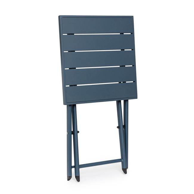 TAYLOR kék alumínium dohányzóasztal