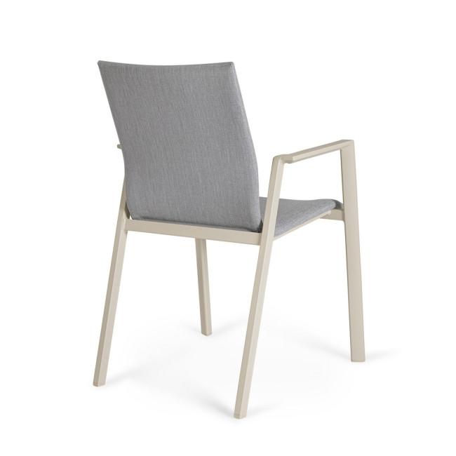 ODEON szürke alumínium szék