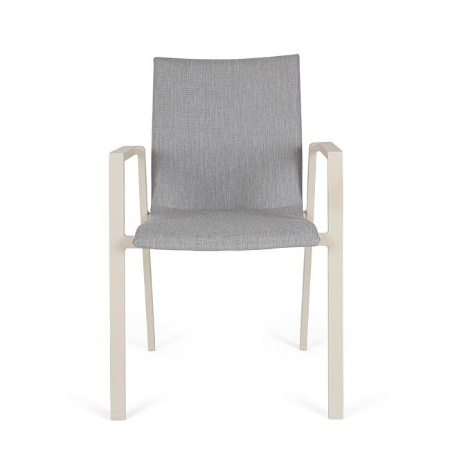 ODEON szürke alumínium szék