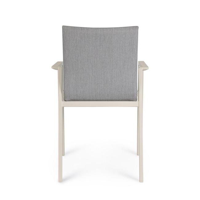 ODEON szürke alumínium szék