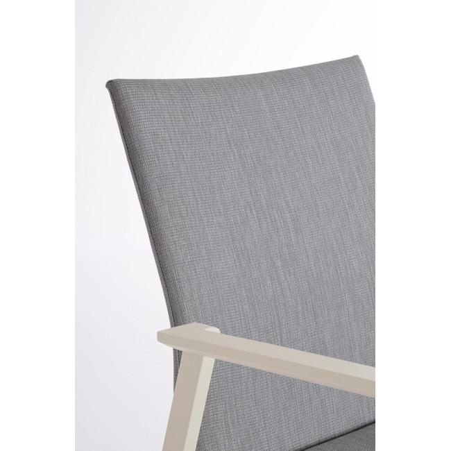 ODEON szürke alumínium szék