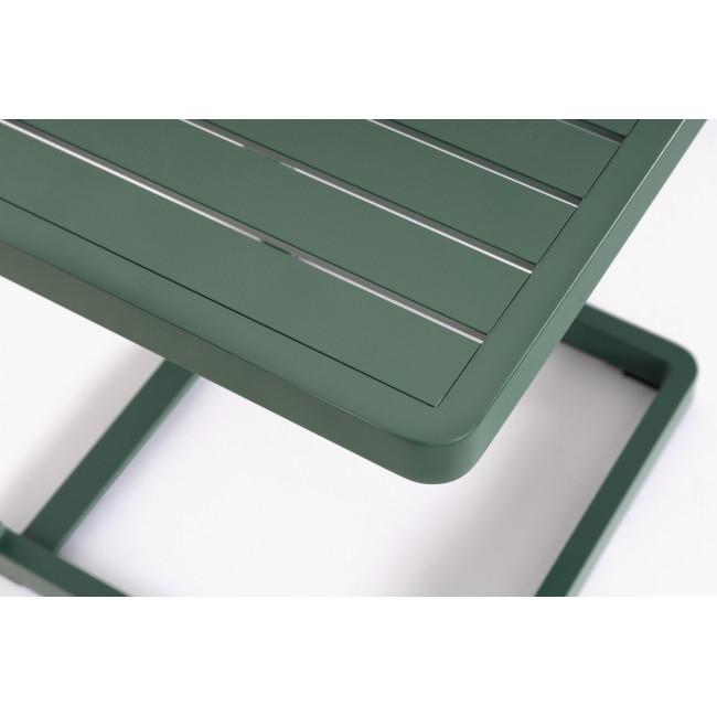 KONNOR zöld alumínium kerti dohányzóasztal