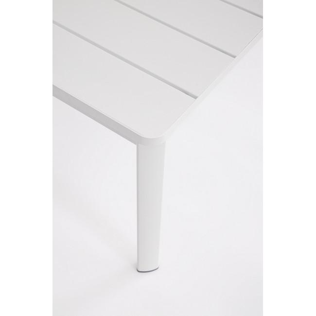 KONNOR fehér alumínium kerti garnitúra