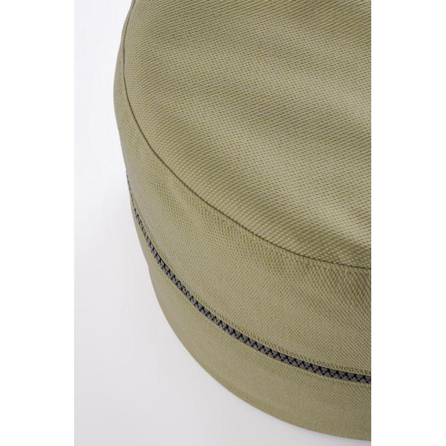 GULIZAR taupe szövet puff