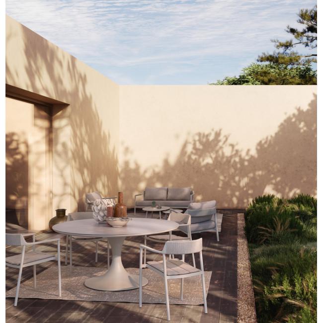 ROPERY ezüst alumínium szék