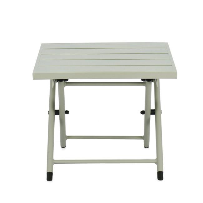 TAYLOR ezüst alumínium dohányzóasztal