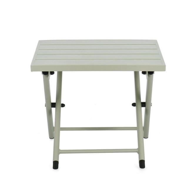 TAYLOR ezüst alumínium dohányzóasztal