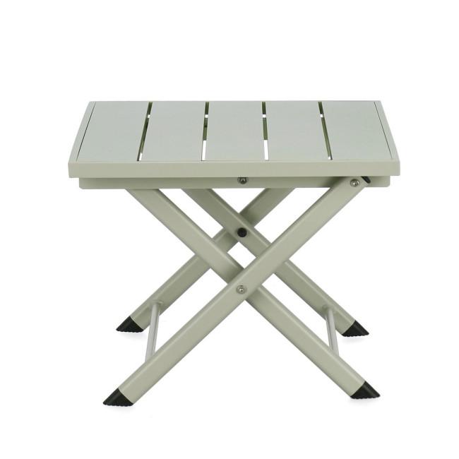 TAYLOR ezüst alumínium dohányzóasztal