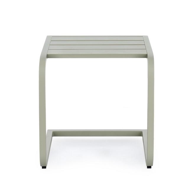 TAYLOR ezüst alumínium dohányzóasztal