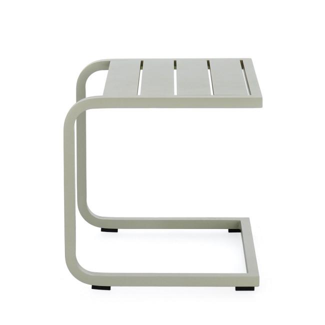 TAYLOR ezüst alumínium dohányzóasztal