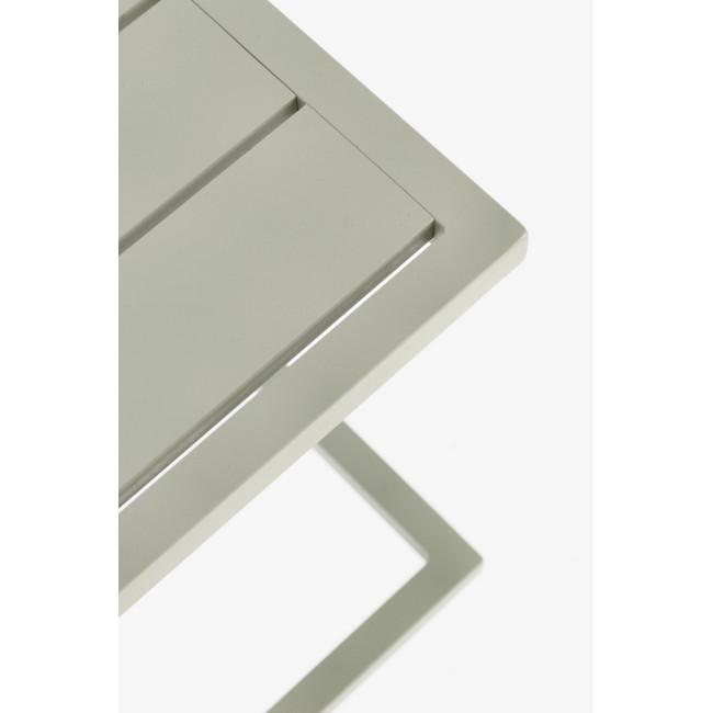 TAYLOR ezüst alumínium dohányzóasztal