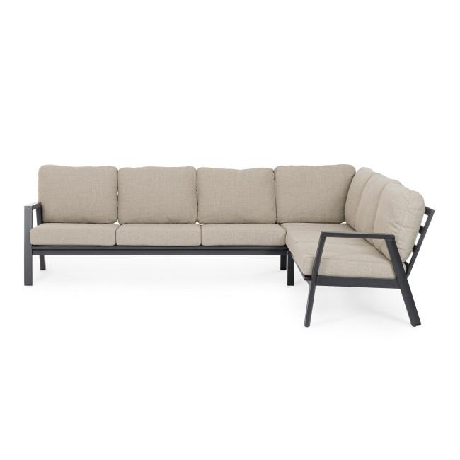 FLAMINIO ezüst alumínium kerti garnitúra