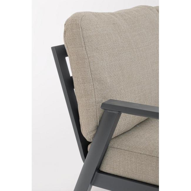 FLAMINIO ezüst alumínium kerti garnitúra