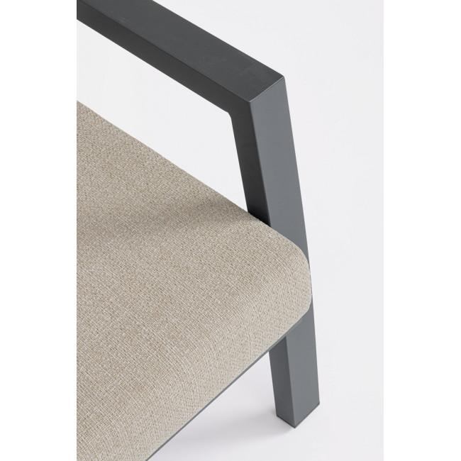 FLAMINIO ezüst alumínium kerti garnitúra