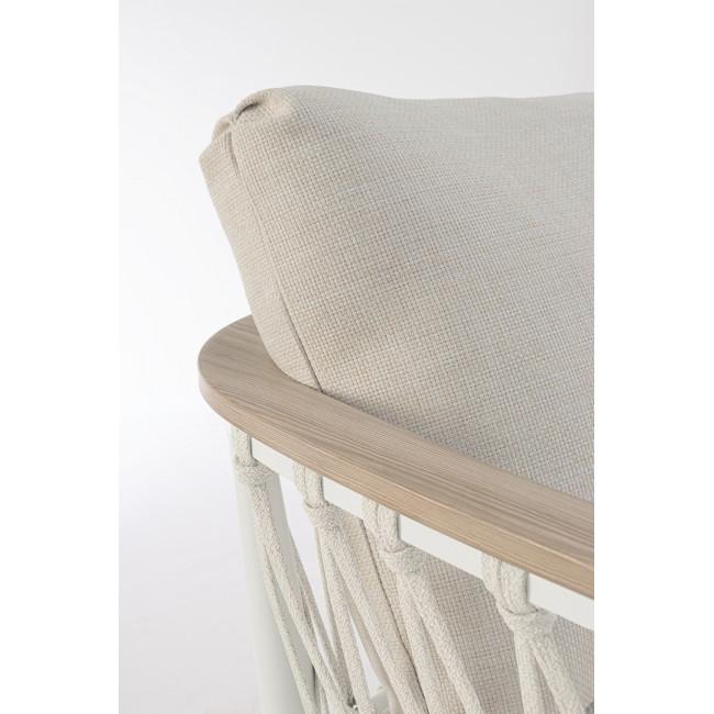 FENIX ezüst alumínium kerti kanapé