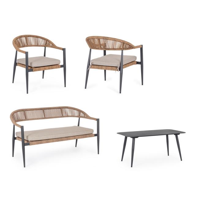 JANDIA barna alumínium kerti garnitúra