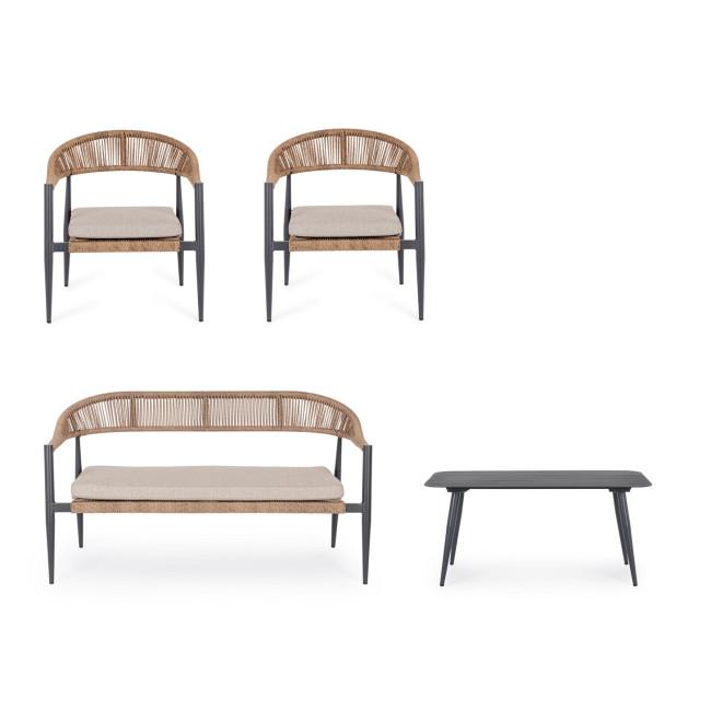 JANDIA barna alumínium kerti garnitúra