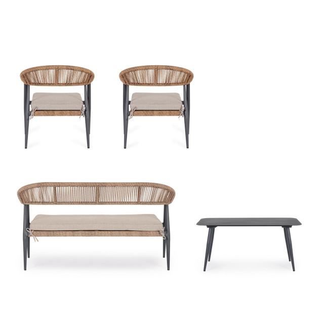 JANDIA barna alumínium kerti garnitúra