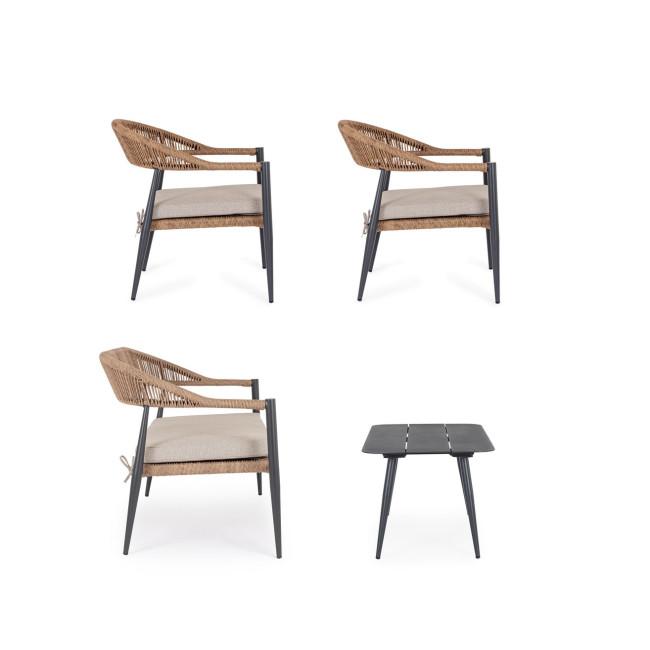 JANDIA barna alumínium kerti garnitúra