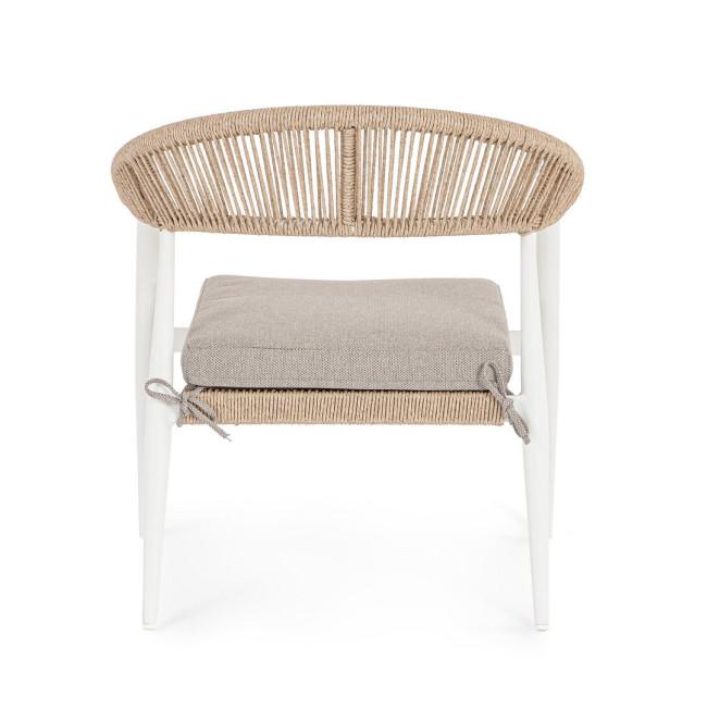 JANDIA bézs alumínium fotel