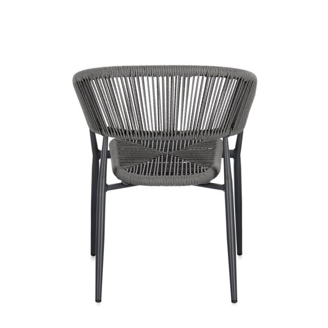 ALGAIDA szürke alumínium szék