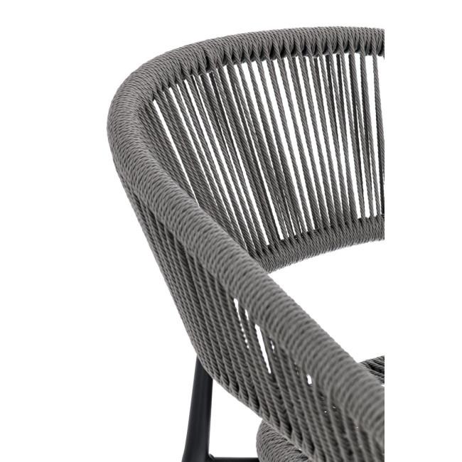 ALGAIDA szürke alumínium szék