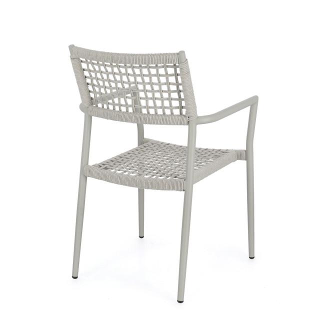 CALETA ezüst alumínium szék