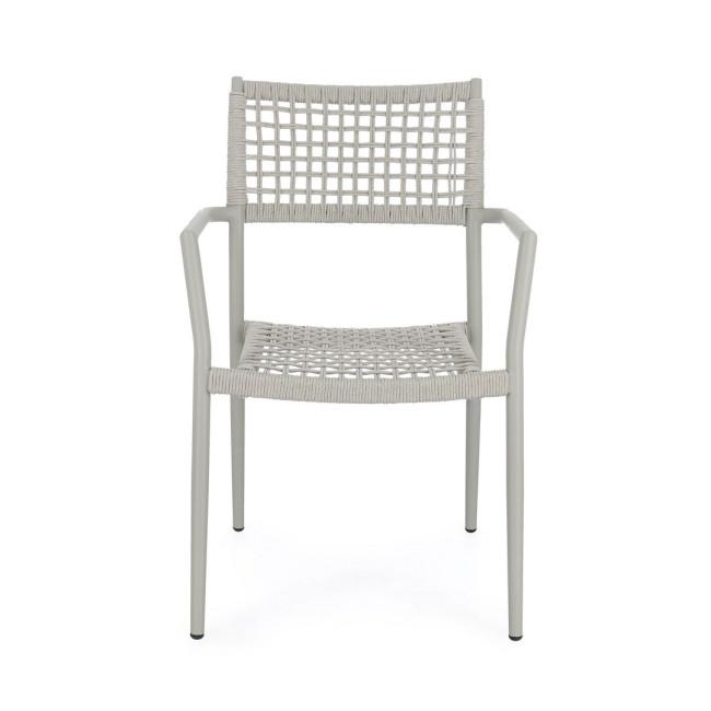 CALETA ezüst alumínium szék