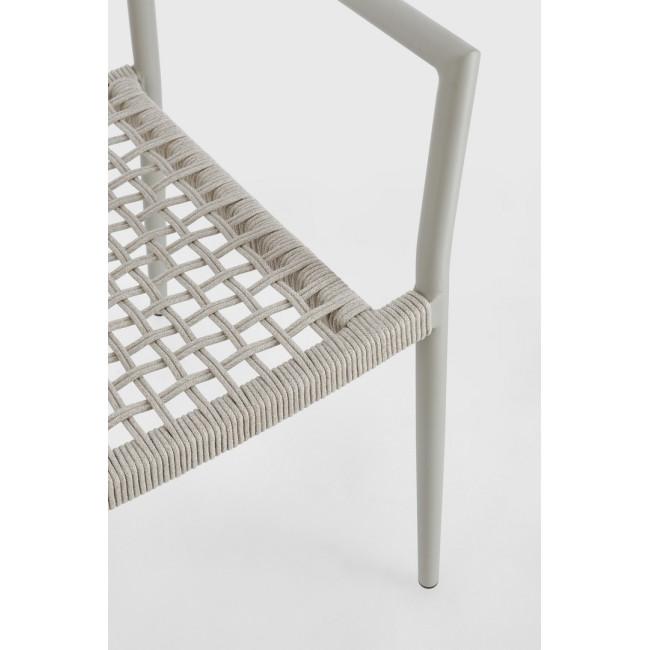 CALETA ezüst alumínium szék