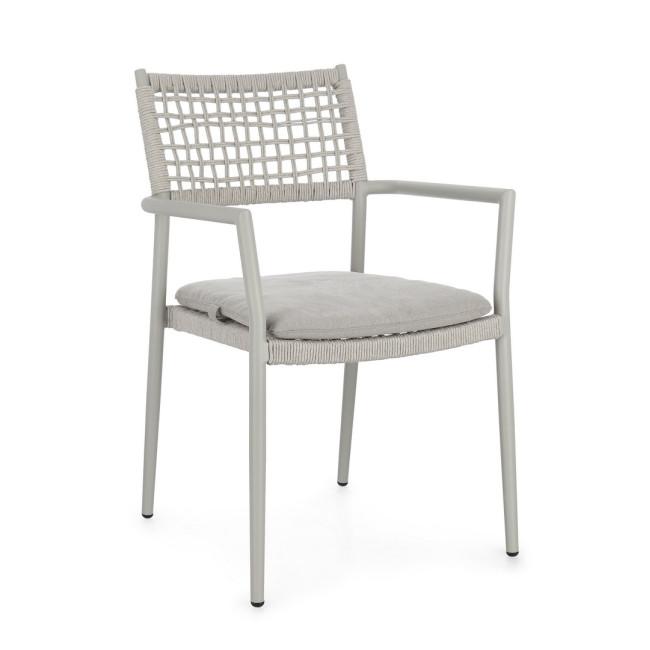 CALETA ezüst alumínium szék