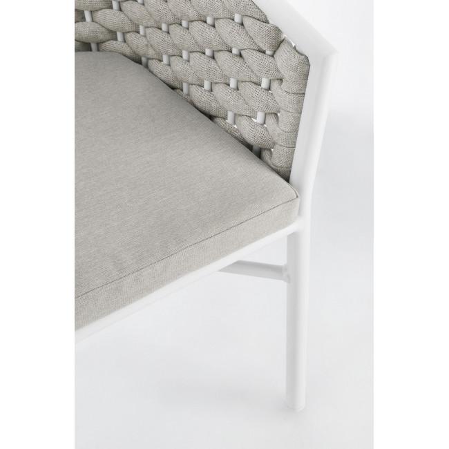 MARGALIDA szürke alumínium szék