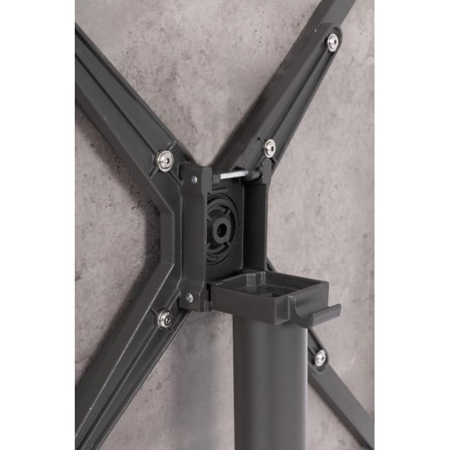 CLARET ezüst alumínium étkezőasztal