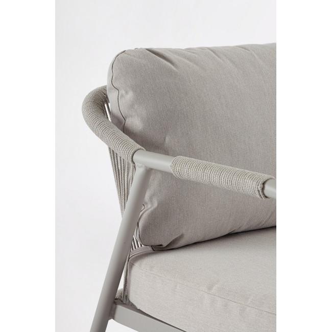 MIRAVET ezüst alumínium kerti garnitúra